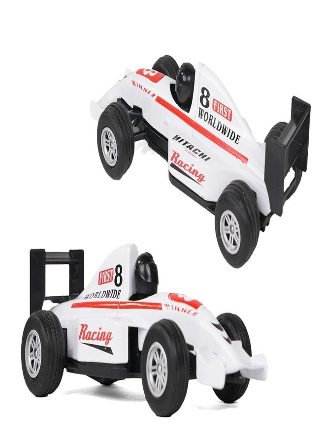 بلس بوينت سيارات سباق فورمولا 1 المصغرة من المعدن المصبوب من PLUSPOINT للأطفال، سيارات سباق فورمولا 1 عالية السرعة، نماذج سيارات قابلة للسحب، ألعاب سيارات قابلة للتجميع للأولاد من عمر 3 سنوات فما فوق - Image 3